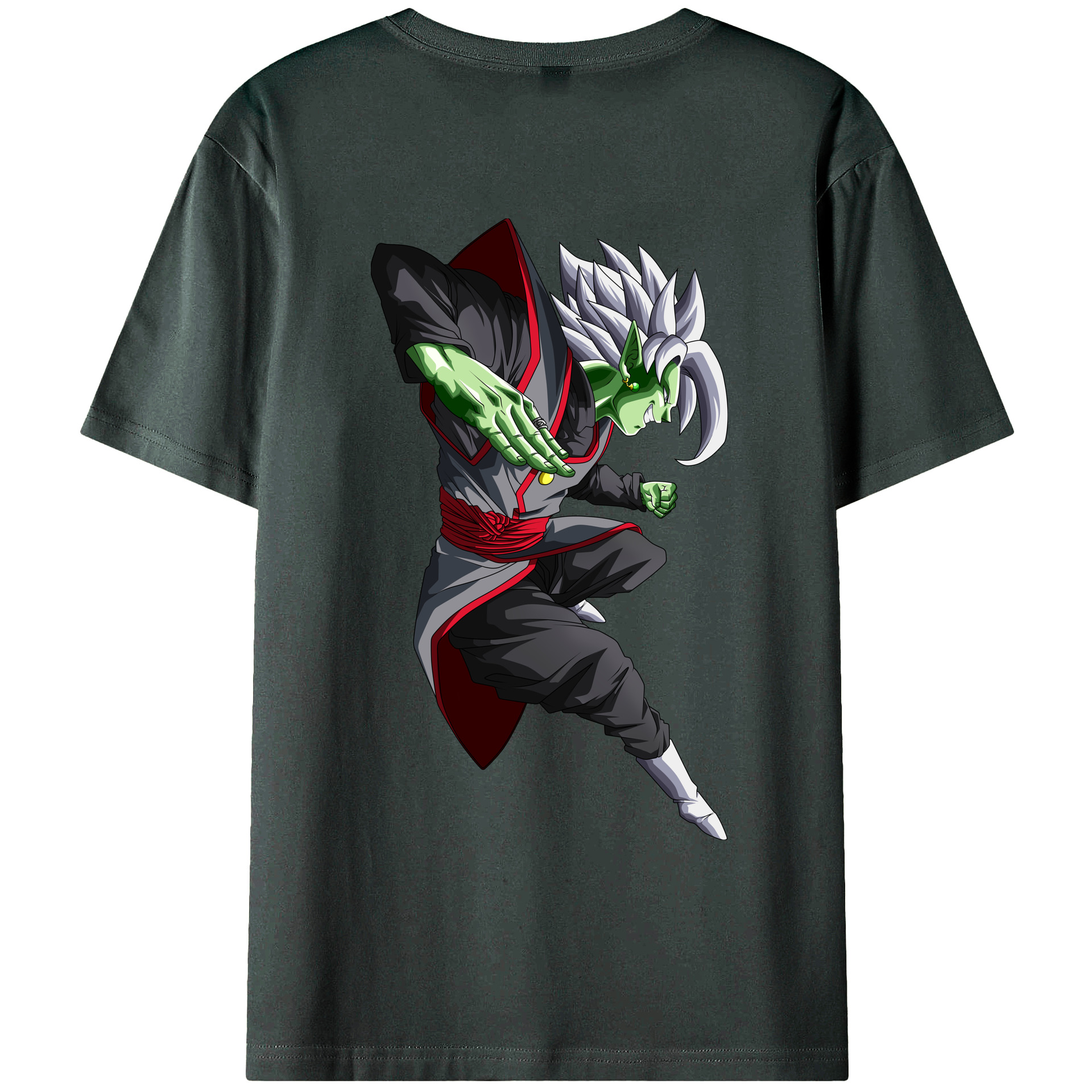 （画像用） ドラゴンボール ベジット DRAGON BALL Vegetto 綿100％ メンズ半袖Tシャツ（バックプリント） 通気性